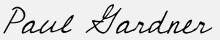 signature.fw Paul Gardner